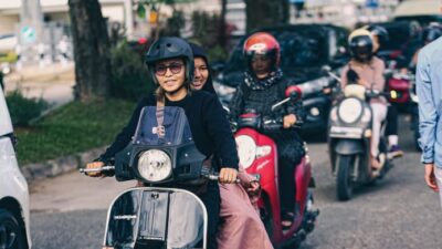 Gabungan Komunitas Vespa Samarinda Berbagi ke Panti Asuhan Al-Maa’uun