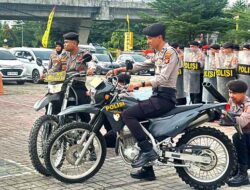 Polresta Samarinda Gelar Latihan Peningkatan Kemampuan Dalmas, 135 Personel Dilibatkan