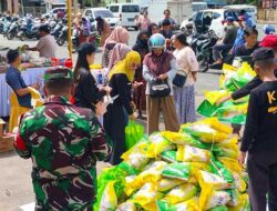 Warga Loa Janan Antusias Sambut Gerakan Pangan Murah