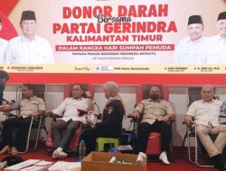 Peringati Sumpah Pemuda, Gerindra Kaltim Gelar Aksi Donor Darah