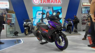Yamaha Segarkan AEROX ALPHA dengan Warna dan Grafis Baru di IIMS 2026