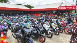 Ratusan Rider Yamaha Ramaikan Sunmory Gabungan Jelang Ramadan