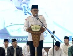 Seno Aji Pimpin Yel-Yel di Harlah 1 Abad NU IKN